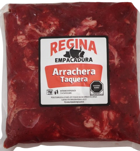 Arrachera Taquera de Cerdo – Caja de 12 kg (12 x 1 kg)