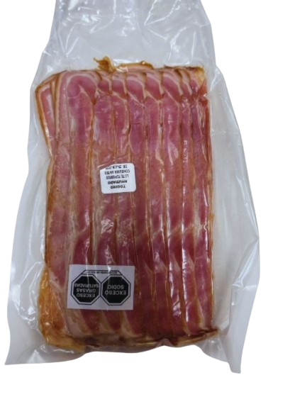 Tocino de Panza Ahumado Rebanado